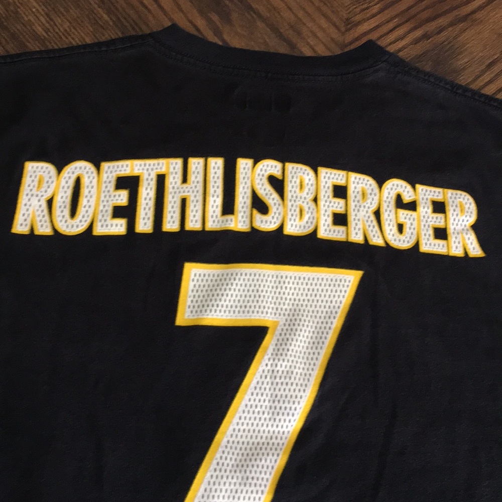 Pittsburgh Steelers Roethlisberger  T-shirt Size L